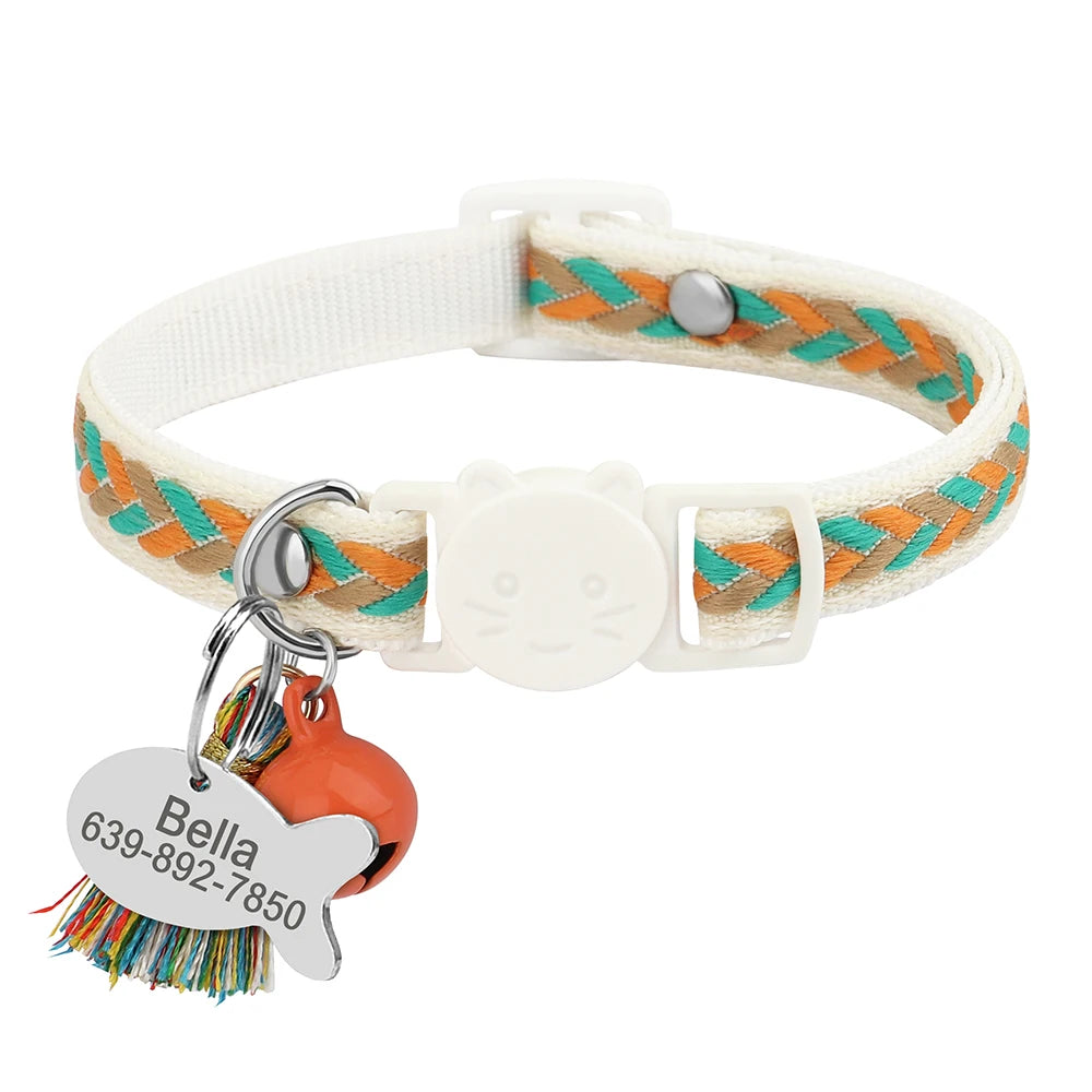 Personalized Cat Collar Breakaway