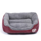 Large Square Nest Dog Bed 