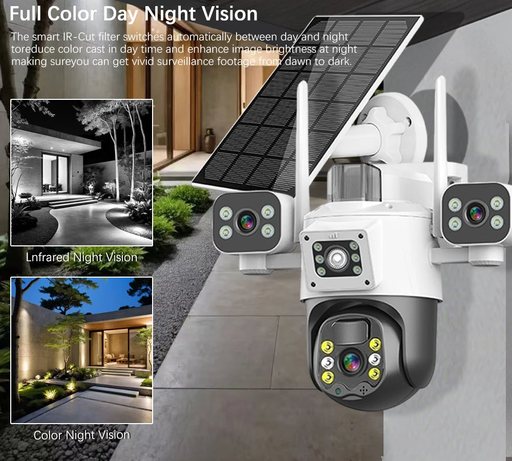 4G Solar Security Camera
