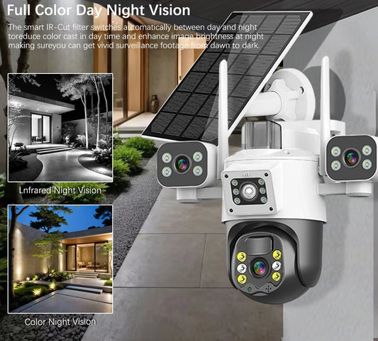 4G Solar Security Camera