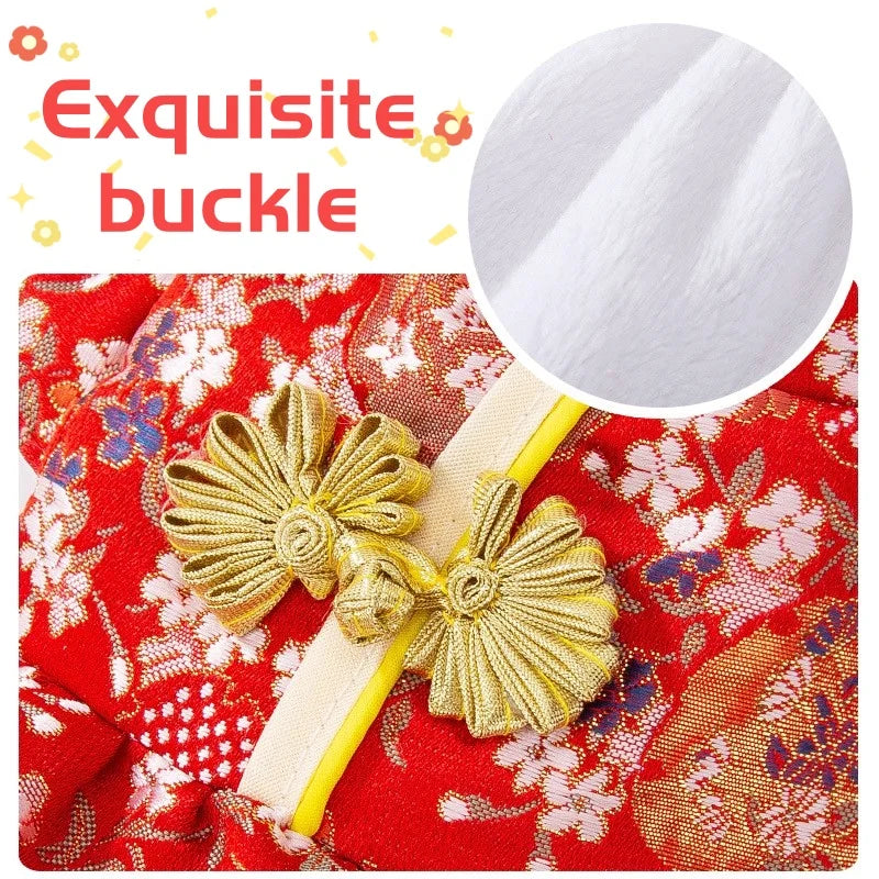 Chinese Style Dog Dress - Princess Skirt for Small Dogs & Cats - Deribla Store