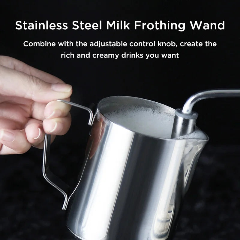 Petrus Espresso Machine - Professional Milk Frother System & Fancy Milk Foam Maker (220V) - Deribla Store