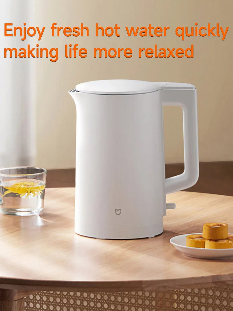 Xiaomi Electric Kettle N1 - 1500W 1.5L Double Layer with Fast Boil & Temperature Control - Deribla Store