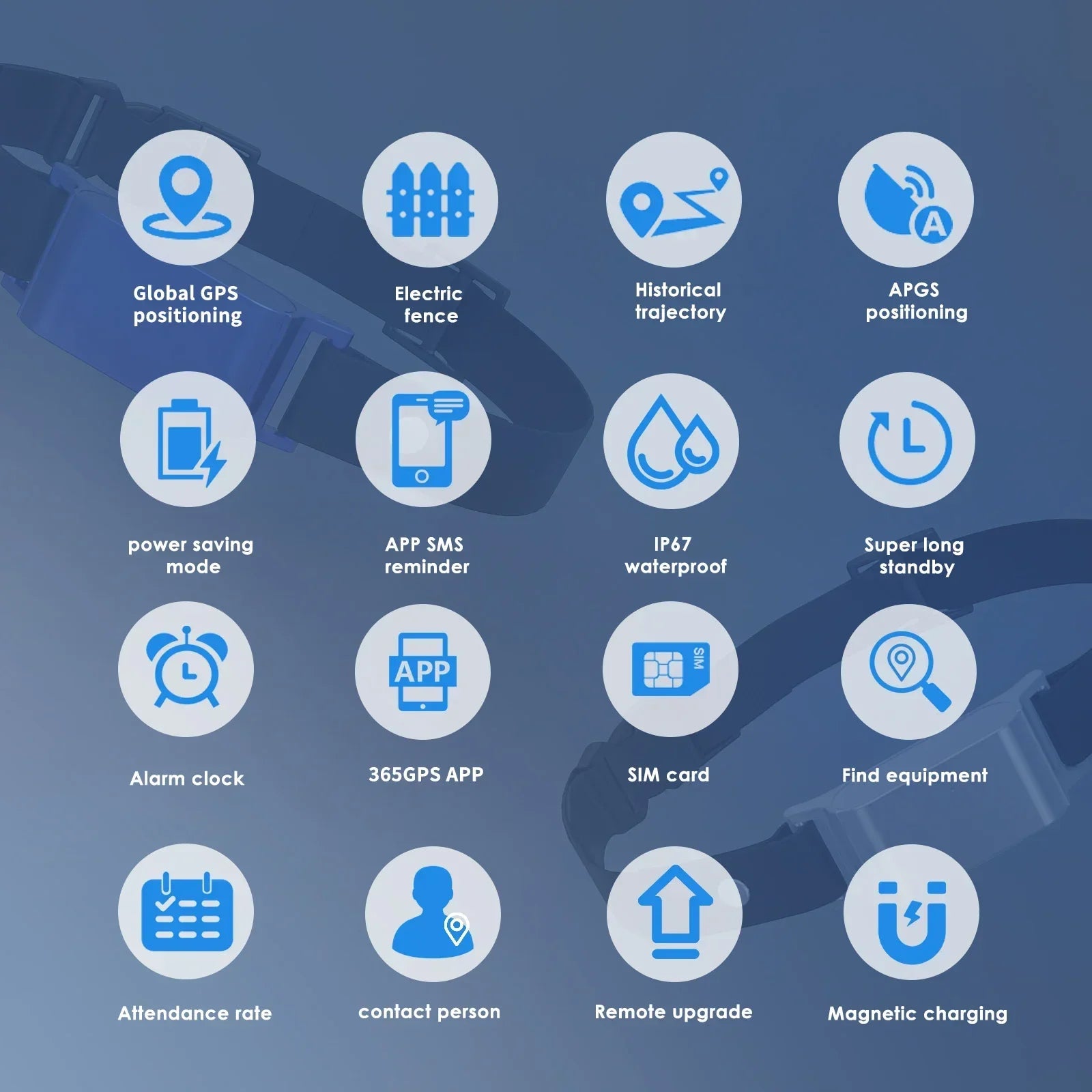 4G GPS Pet Tracker Collar - IP67 Waterproof Real-Time Locator for Dogs & Cats, Anti-Lost - Deribla Store