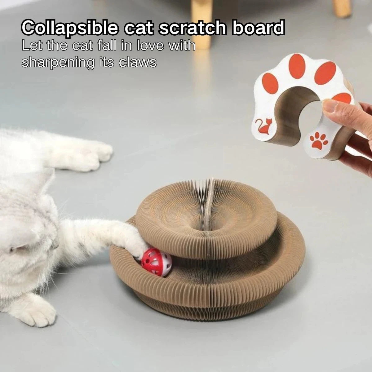 Magic Organ Cat Scratcher - Interactive Accordion Toy & Eco-Friendly Cardboard - Deribla Store