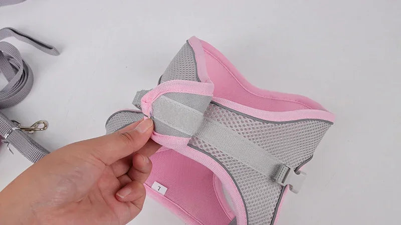 Adjustable Puppy Harness & Leash Set - Soft Vest for Small Dogs, Chihuahuas & French Bulldogs - Deribla Store