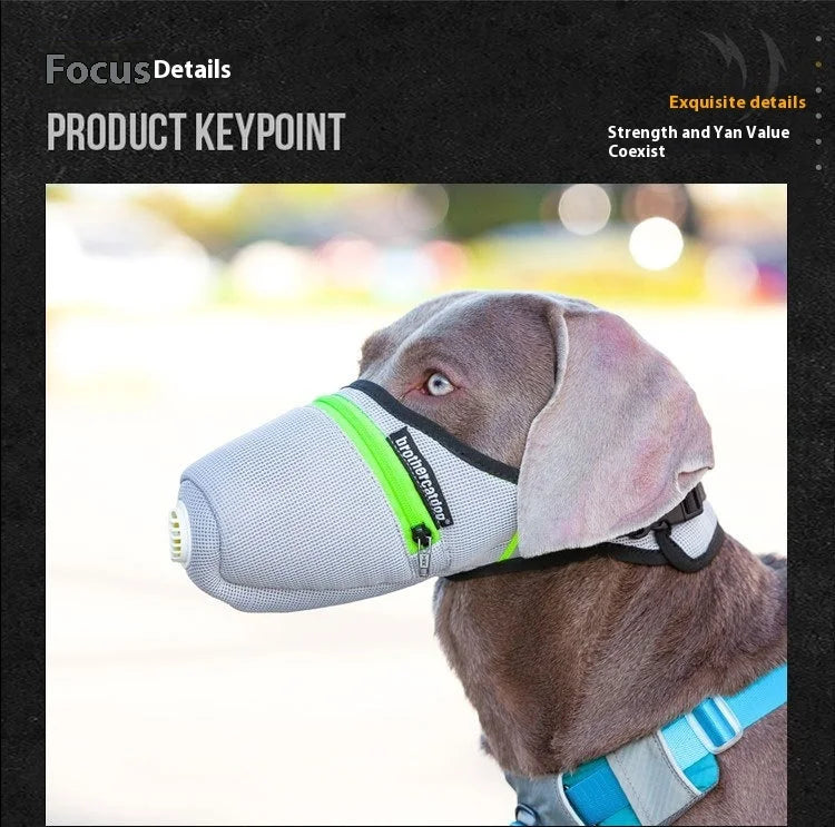 Dog Mask - Reusable Breathable Air Filter Respirator for Smoke & Gas Protection - Deribla Store
