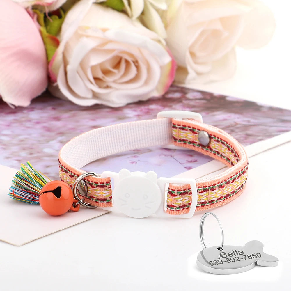 Personalized Cat Collar Breakaway