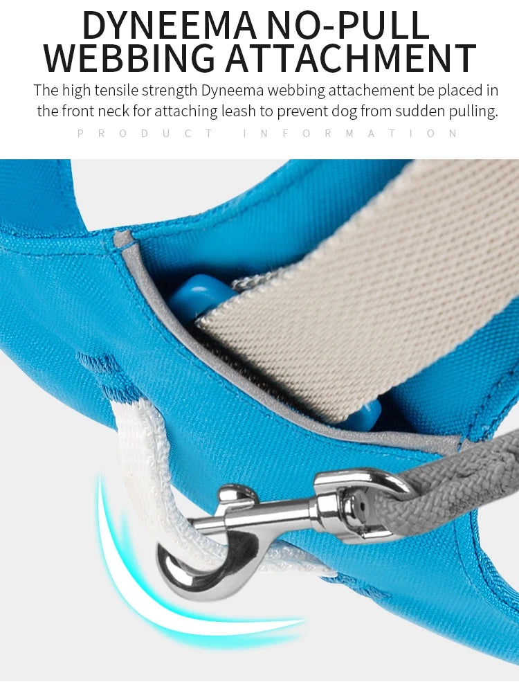 No-Pull Dog Harness - Reflective Nylon with Pocket & Adjustable Fit - Deribla Store