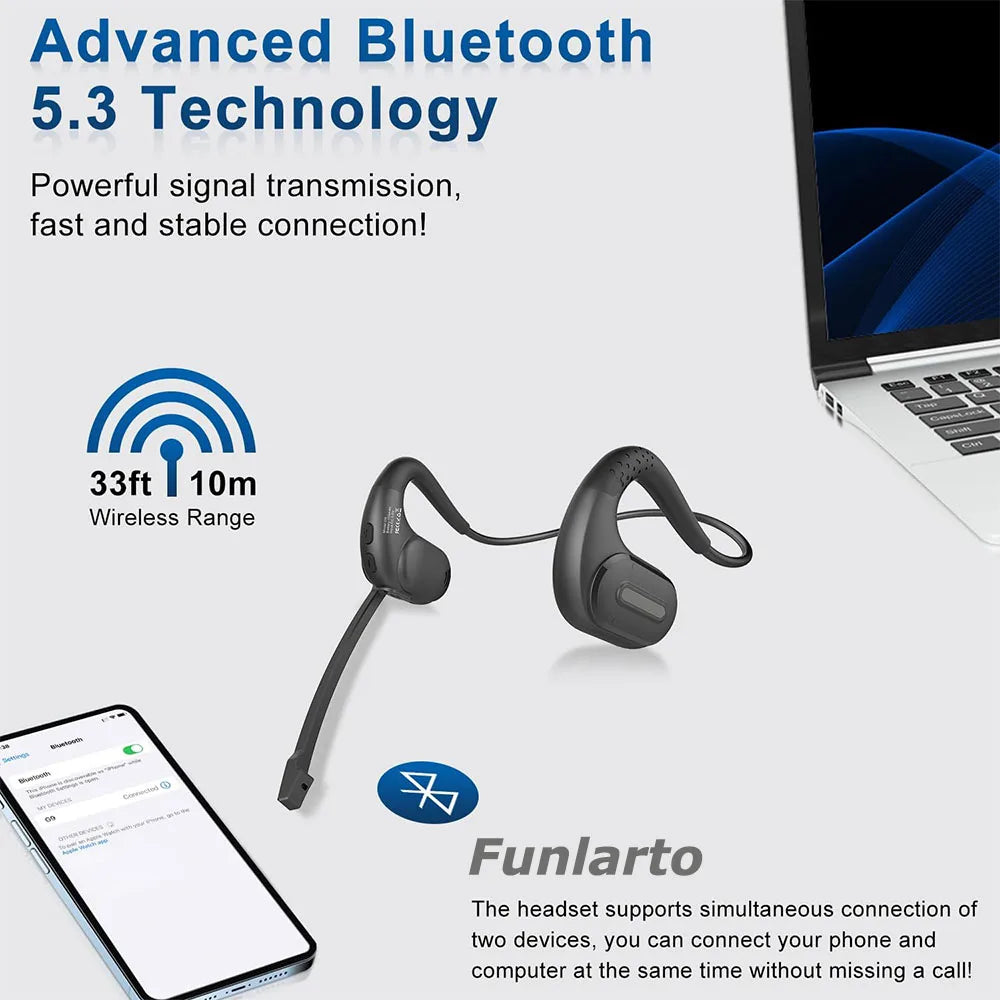 Wireless Bluetooth Headset