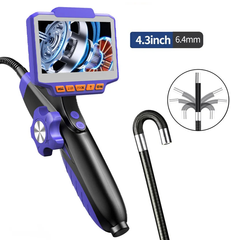 Endoscope Articulé 360° HD 1080P - 4.3" Display Borescope