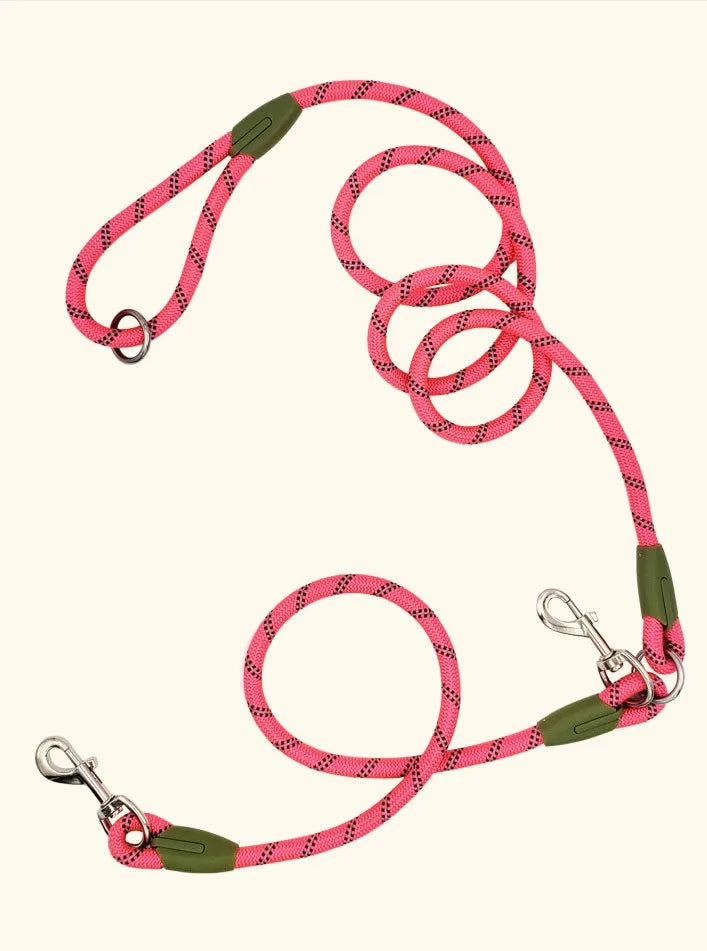 Dog Harness Leash - Hands-Free Shoulder Sling with Double-Head Lead - Deribla Store