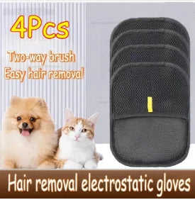 Pet Grooming Gloves - 2 Pcs Hair Remover Brush for Dogs & Cats - Deribla Store