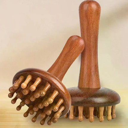 Wooden Mushroom Massager - Gua Sha & Lymphatic Drainage Tool