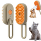 3-in-1 Pet Spray Massage Brush - Steam Grooming Comb for Cats & Dogs - Deribla Store