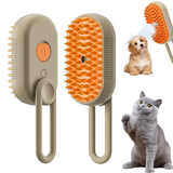 3-in-1 Pet Spray Massage Brush - Steam Grooming Comb for Cats & Dogs - Deribla Store