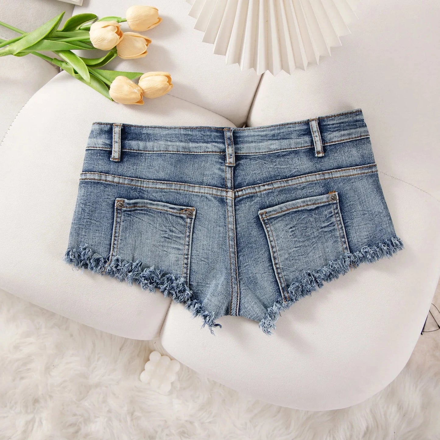 25 New Summer Fashion Sexy Low Waist Ripped Women's Denim Shorts Hot Pants Jeans Booty Shorts Deribla Store