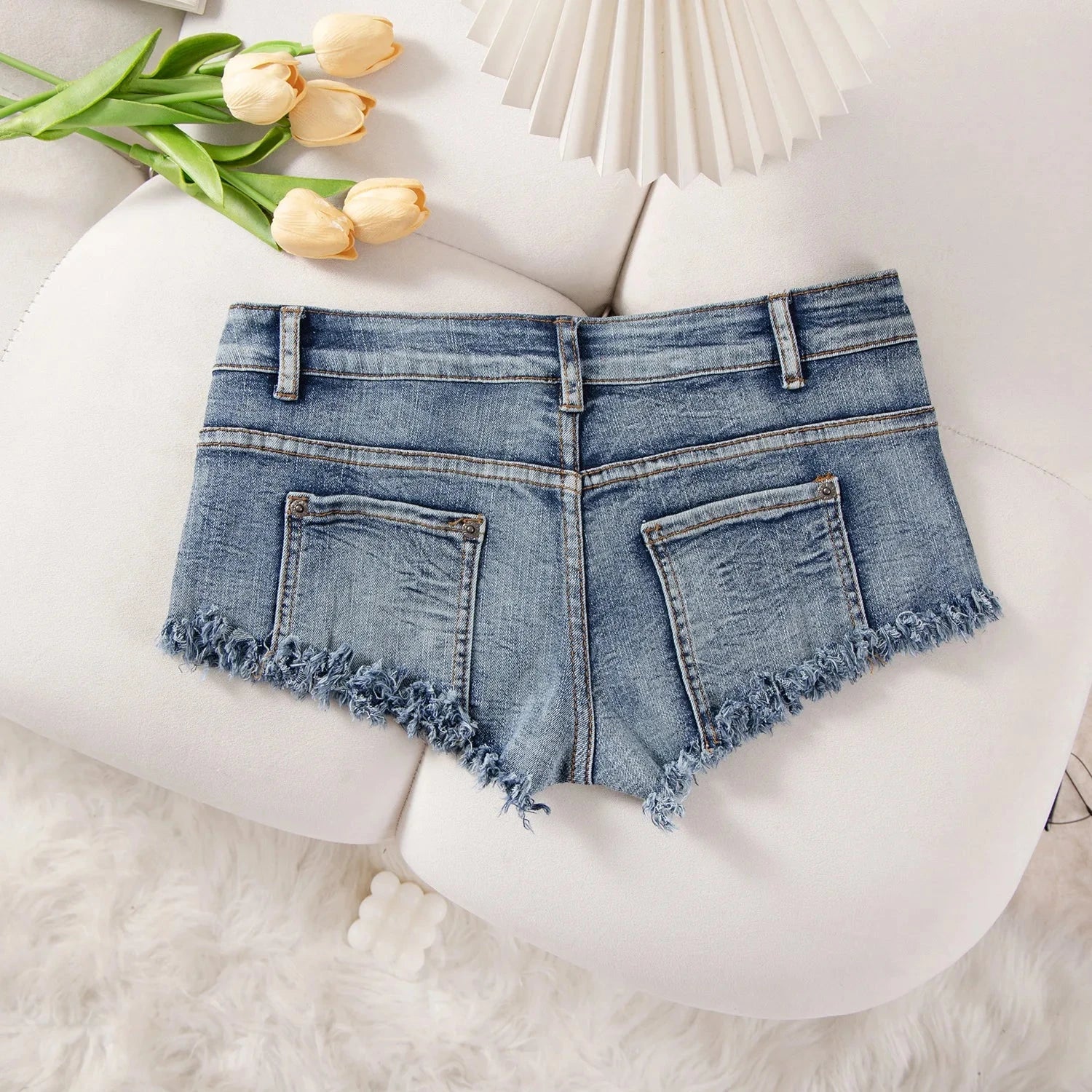 25 New Summer Fashion Sexy Low Waist Ripped Women's Denim Shorts Hot Pants Jeans Booty Shorts Deribla Store