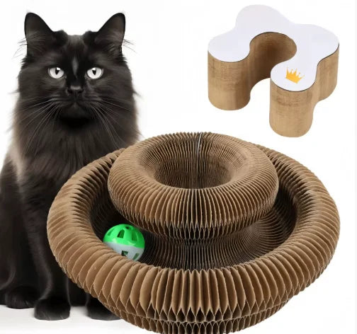 Magic Organ Cat Scratcher - Interactive Accordion Toy & Eco-Friendly Cardboard - Deribla Store