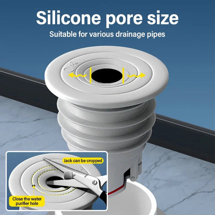 Silicone Drain Plug - Kitchen Sink Sealing Ring Stopper Deribla Store
