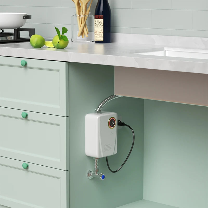 Electric Water Heater 110V 220V Instant - Wall Mounted 3S Hot - Deribla Store