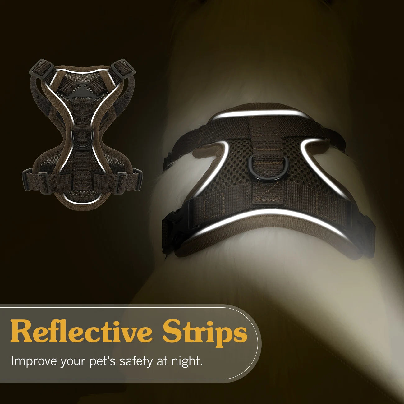 Cat Harness & Leash Set - Adjustable Reflective Vest for Walking - Deribla Store