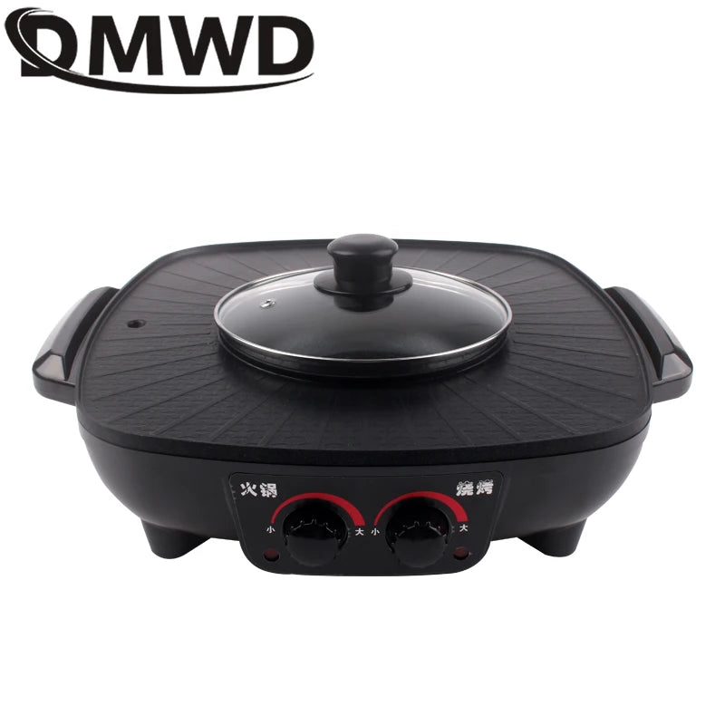 Electric Grill Smokeless BBQ DMWD - Korean Hot Pot Indoor - Deribla Store