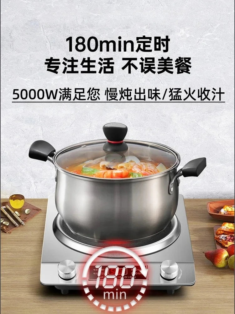 Cuisinière Induction 5000W Concave - Wok Commercial Haute Puissance - Deribla Store