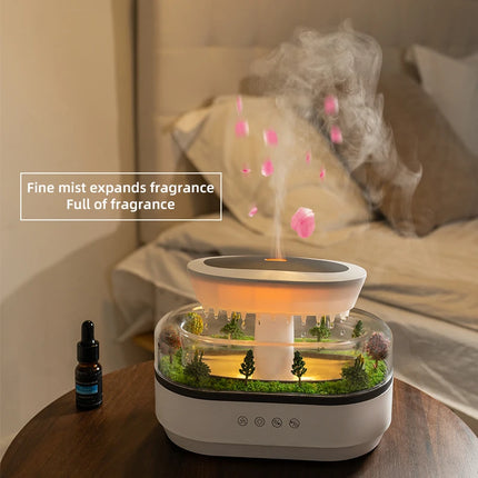 Raindrop Aroma Diffuser White Noise