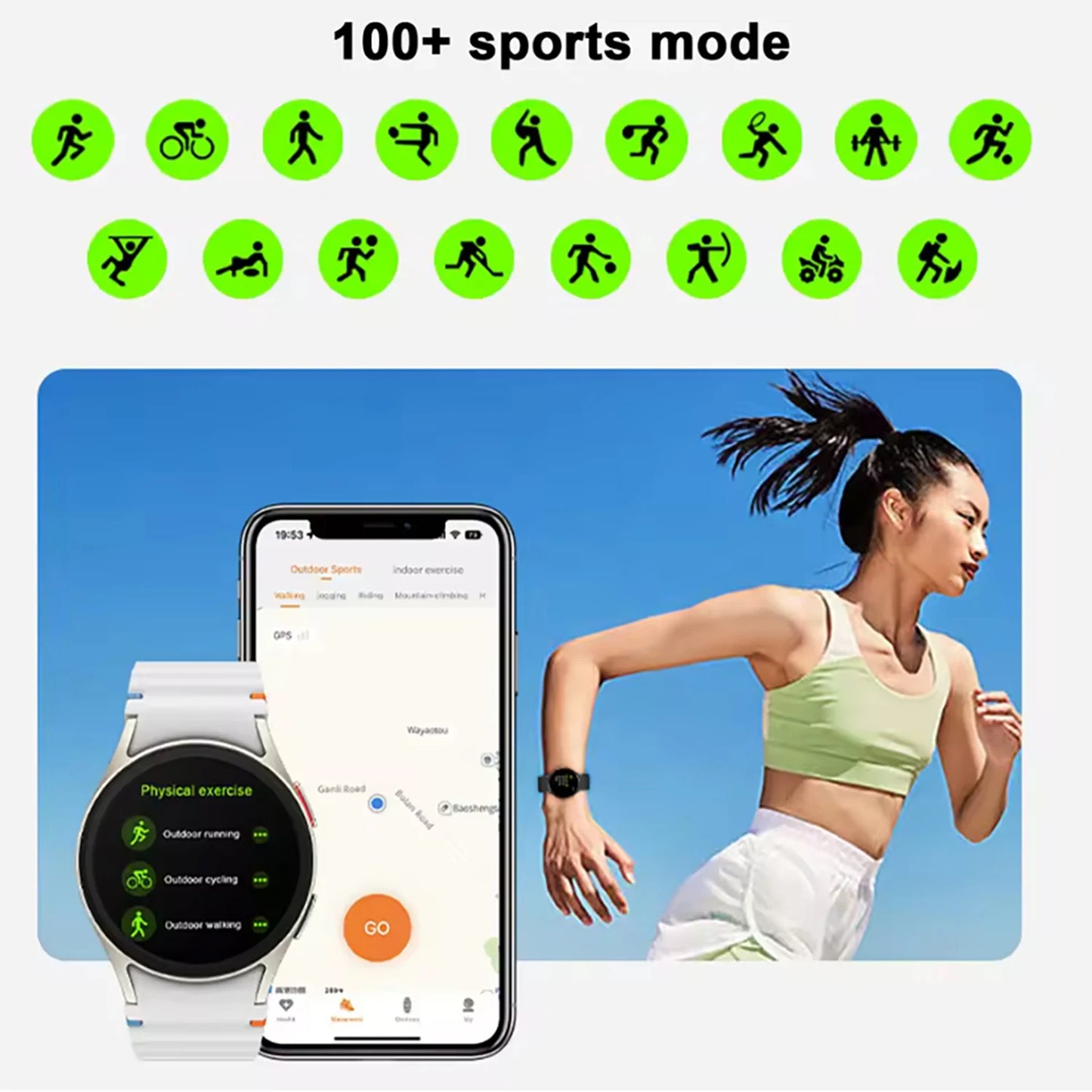 2025New Smart Watch For Samsung Galaxy Watch 7 Men GPS