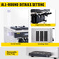 Commercial Soft Serve Ice Cream Machine - 3-Flavor 2200W with LED Display & Auto Clean (20-28L/H) - Deribla Store