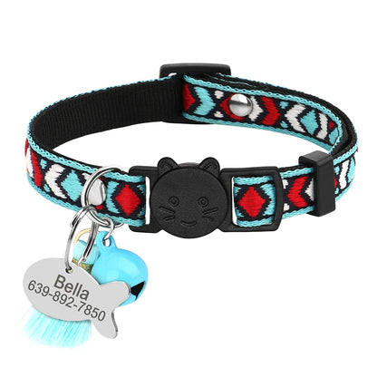 Personalized Cat Collar Breakaway