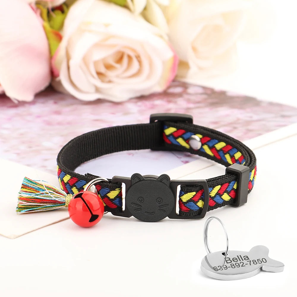 Personalized Cat Collar Breakaway