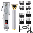 Hair Clipper & Beard Trimmer Set - Rechargeable Barber Kit