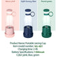 Electric Juicer Cup 6 Blades Blender Milkshake Machine USB Portable Fruit Milk Mixing Tool Mini Fresh Juice Blender - Deribla Store