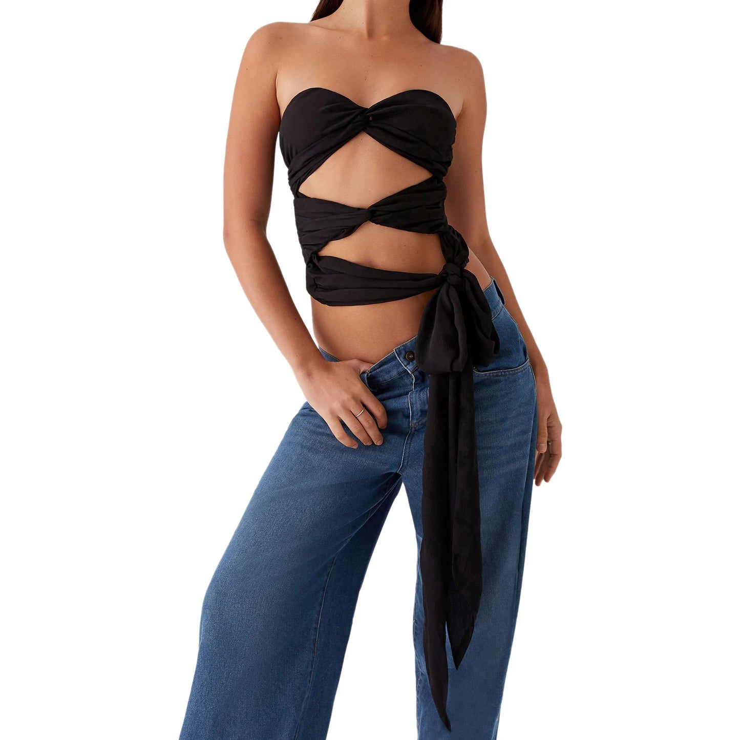 Women s Off Shoulder Ruffle Crop Tops Summer Boho Floral Print