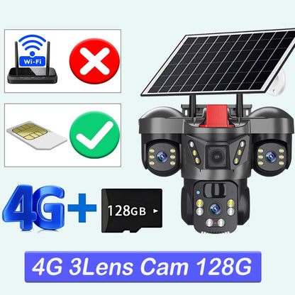 15MP 4G Solar Security Camera