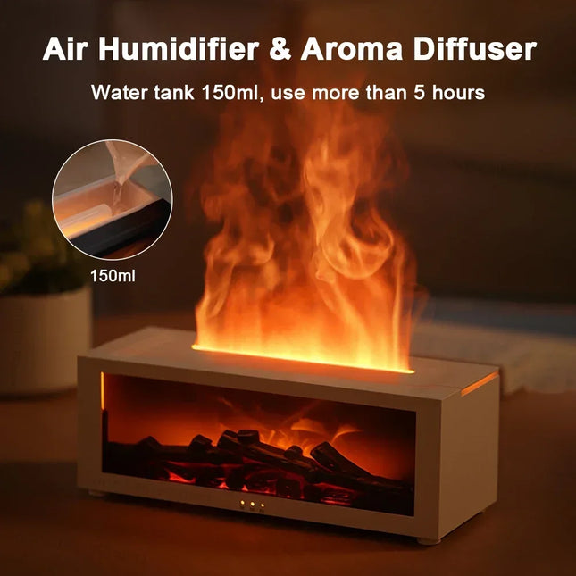 Flame Aroma Diffuser Remote Control 