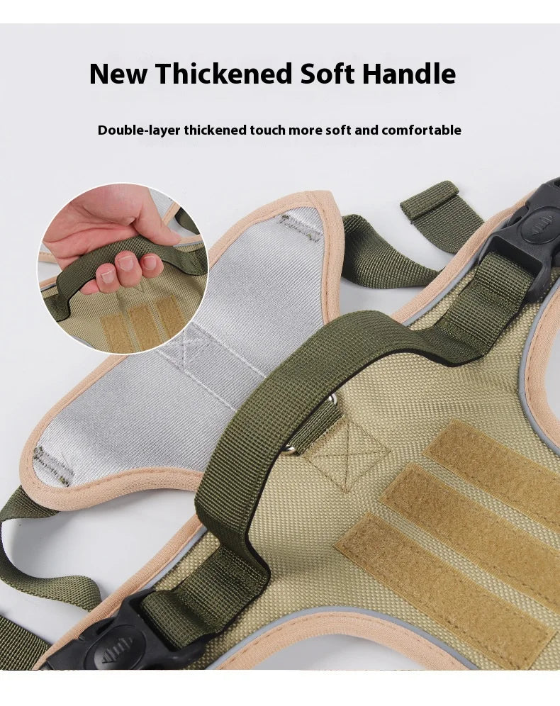 Anti-Pull Reflective Dog Harness - Multi-Point Adjustable No-Pull Vest - Deribla Store