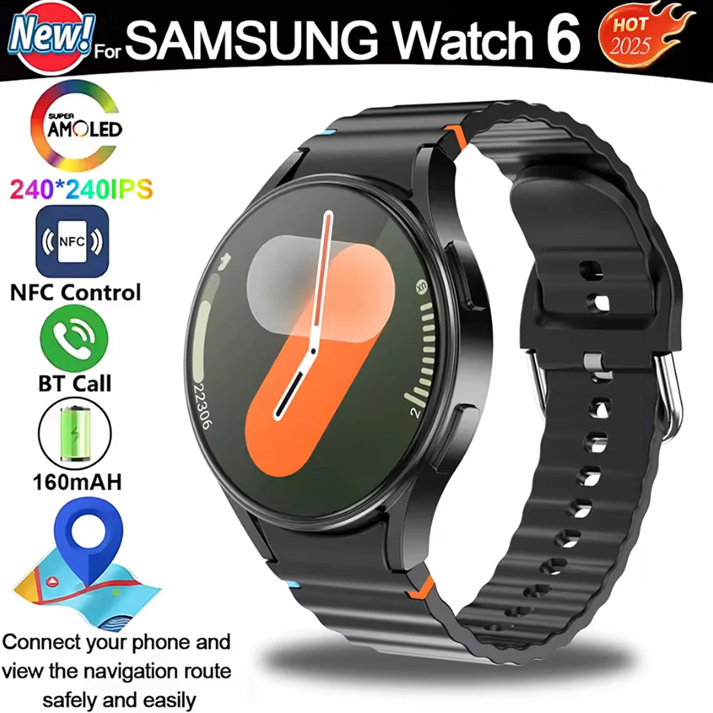 2025New Smart Watch For Samsung Galaxy Watch 7 Men GPS