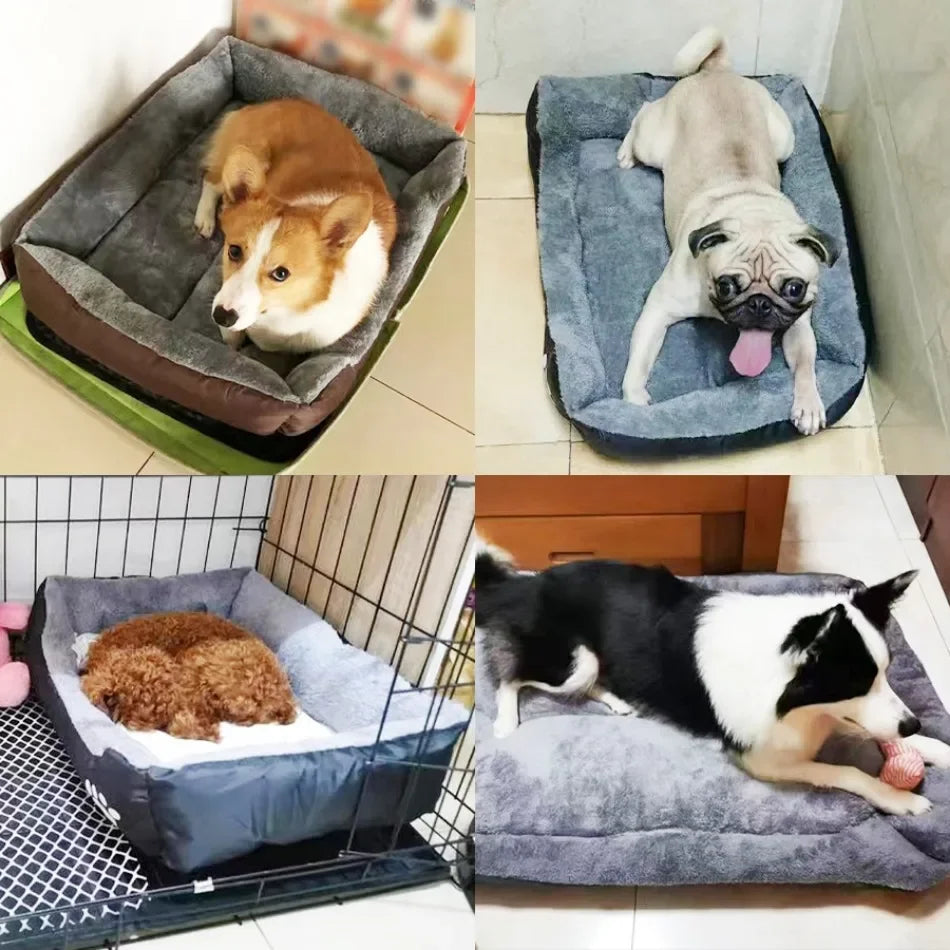 Large Square Nest Dog Bed 