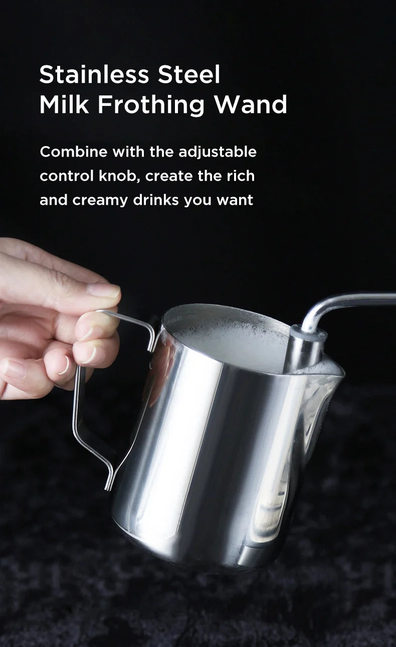 Petrus Espresso Machine - Professional Milk Frother System & Fancy Milk Foam Maker (220V) - Deribla Store