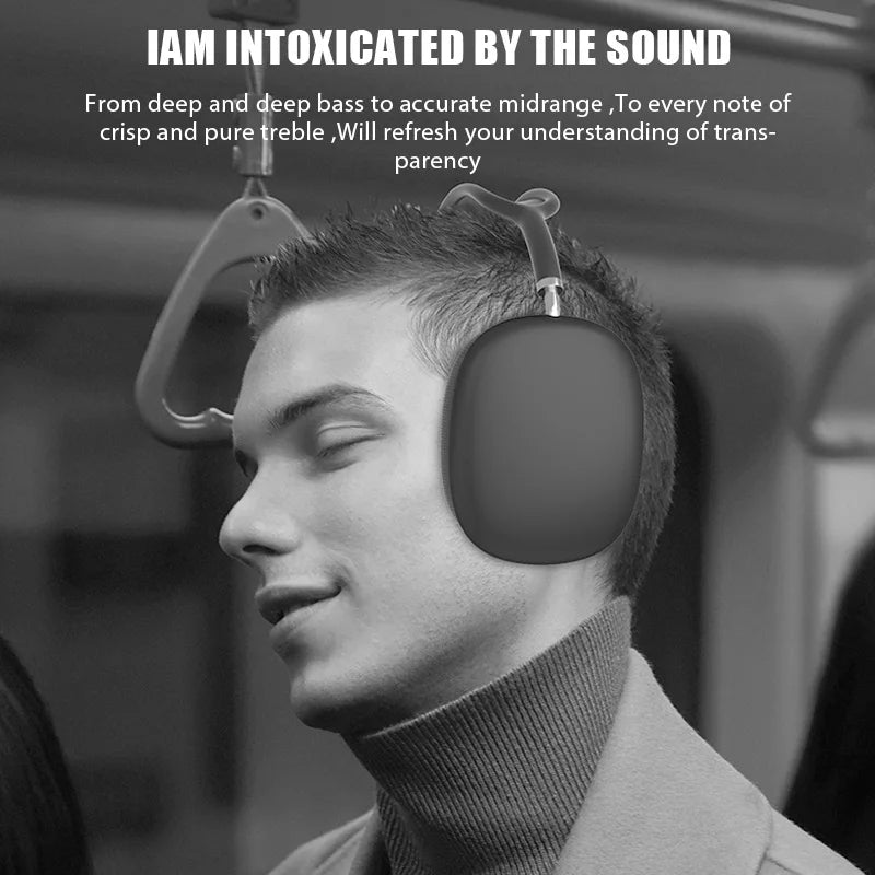 New P9 Wireless Bluetooth Headphones Noise Cancelling with Microphone