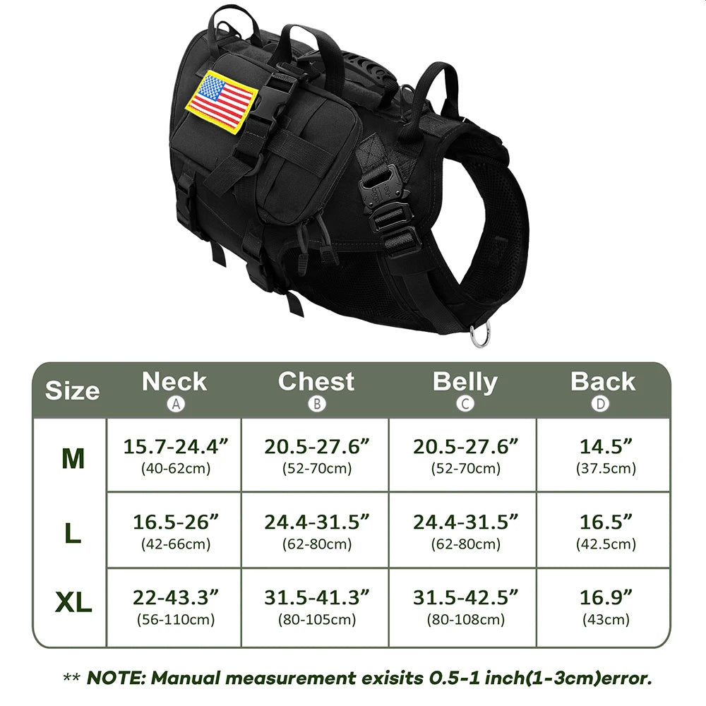 Tactical Dog Harness