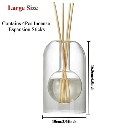 Reed Diffuser Bottle - Glass Aromatherapy Set 130/200ml