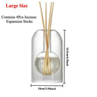 Reed Diffuser Bottle - Glass Aromatherapy Set 130/200ml
