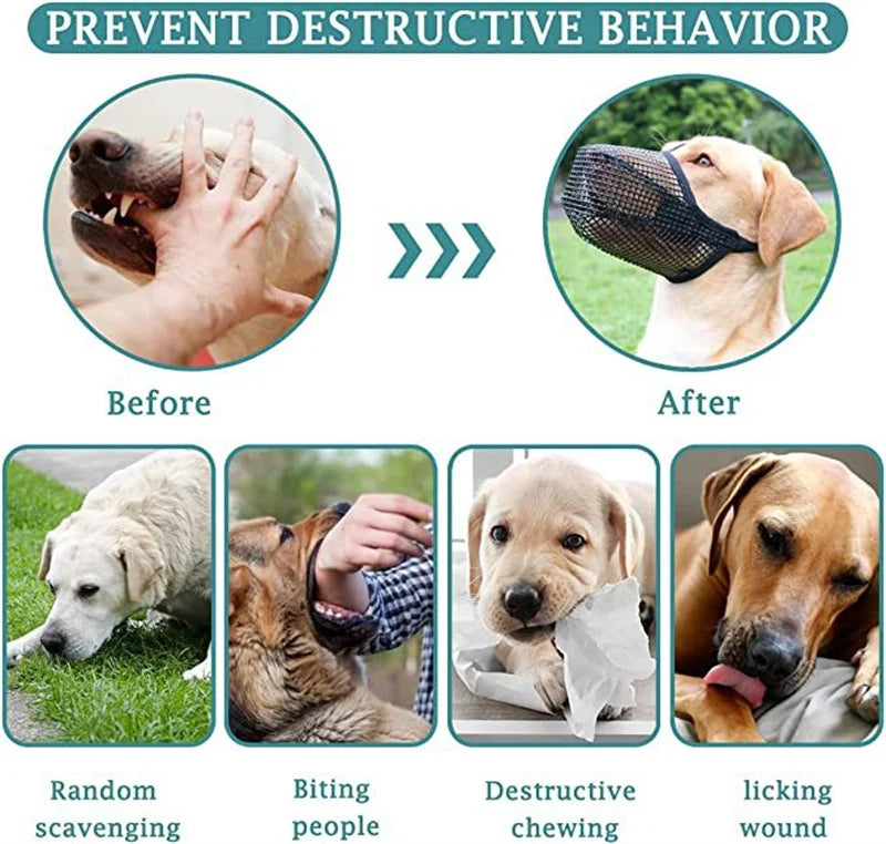 Dog Muzzle Breathable