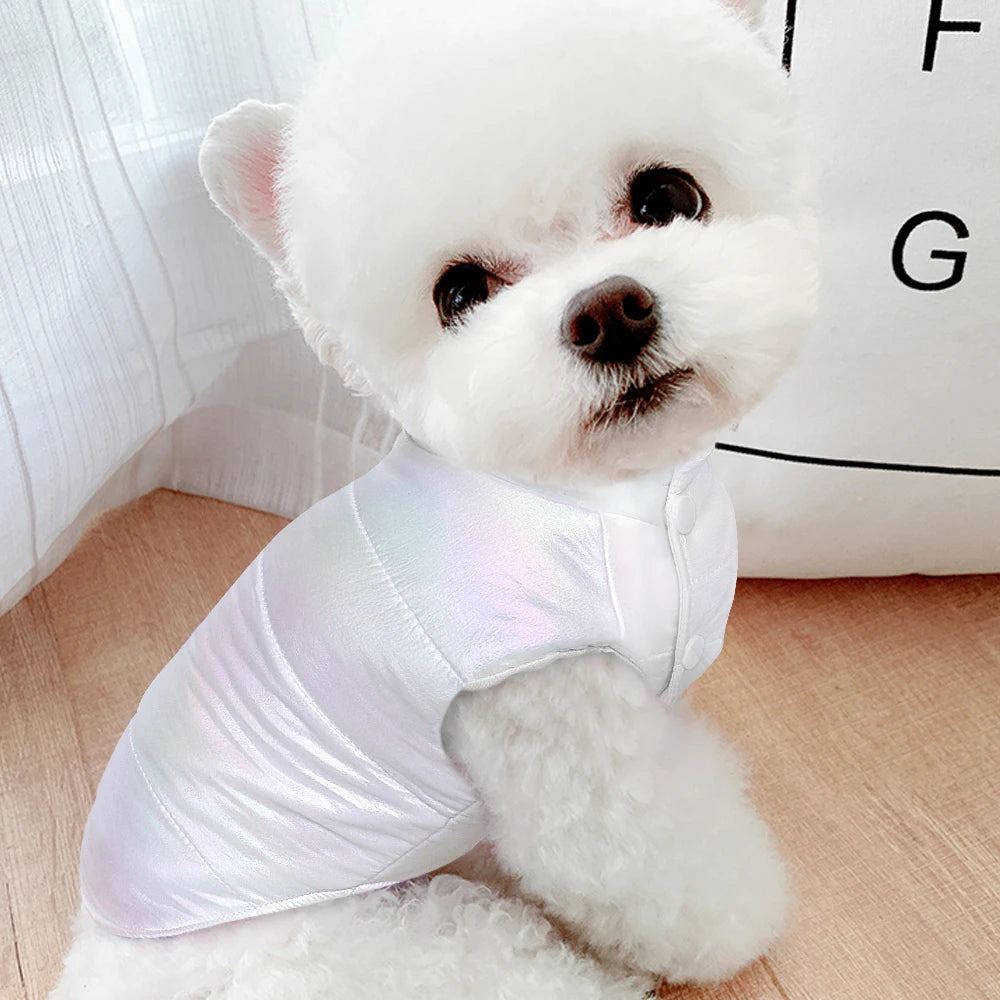 Winter Dog Cat Vest - Waterproof Warm Jacket for Small Dogs & Cats, Pink Puppy Coat - Deribla Store