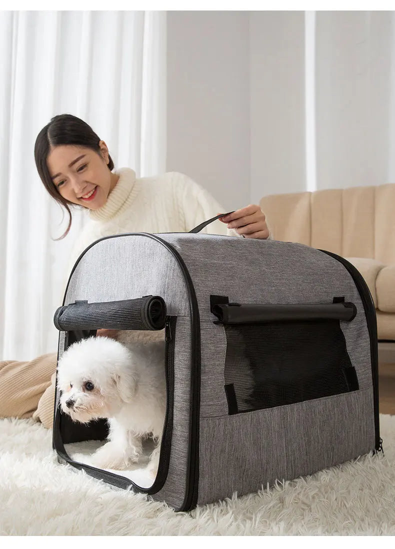 Winter Warm Pet Tent - Foldable Dog House & Cat Carrier Bed - Deribla Store