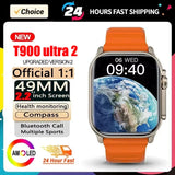 2025 T900 Ultra 2 Smart Watch Men 49mm Series 8 2.3 "AMOLED